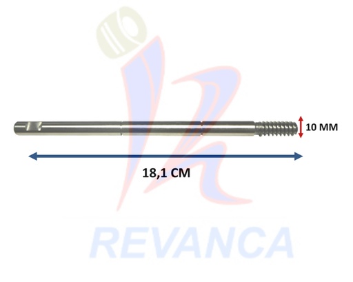[23010034] EJE VENT. PATON ORIG. - GIRAT. CORTO - R/G 10 MM (18.3 CM)