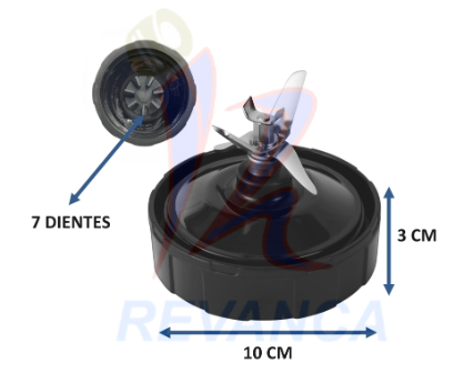 [03050016] CUCHILLA LICUADORA NUTRI NINJA 7 DIENTES