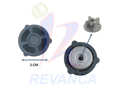 [03090043] ACOPLE DE MOTOR LICUADORA FRIGILUX TIPO INDUSTRIAL