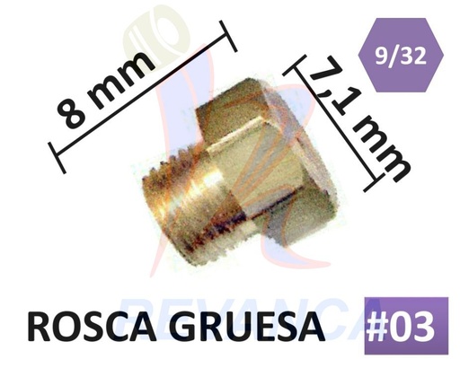 [09000062] FISTO No. 3 - MAX ROSCA GRUESA