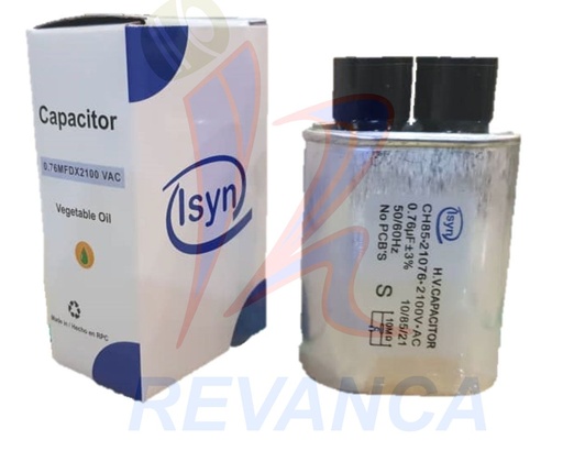 [09000018] CAPACITOR PARA MICROONDAS 0.75/0.76UF ISYN