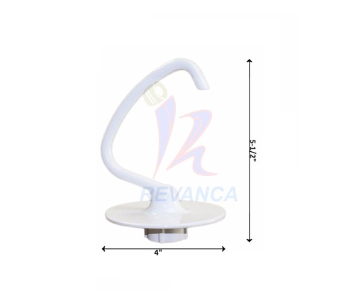 [07040029] GANCHO PARA MASAS BATIDORA KITCHENAID ARTISAN WPW10674618