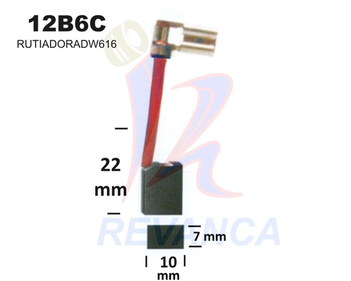 [25010022] ESCOBILLA RUTIADORA DEWALT616