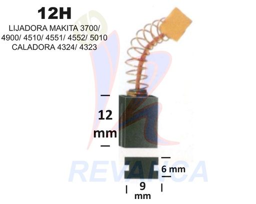 [25010012] ESCOBILLA SIERRA CALADORA GLADIATOR LASER SK 331