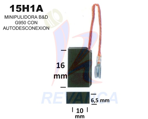 [25020005] ESCOBILLA MINIPULIDORA B&D G950