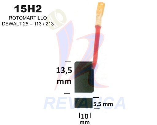 [25020024] ESCOBILLA ROTOMARTILLO DEWALT25113/25213