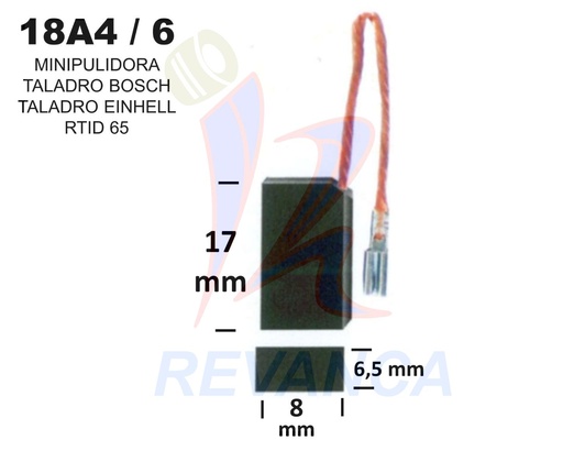 [25020027] ESCOBILLA MINIPULIDORA/TALADRO BOSCH/TALADRO EINHELL RT ID 65