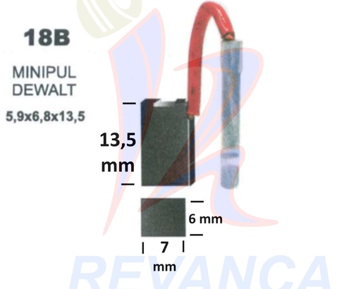 [25020016] ESCOBILLA MINIPULID DW 402, 887, 412, 4247 LIJAD. DW D26441/452/111/112