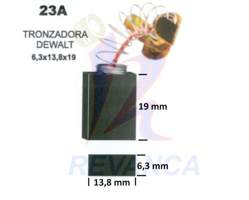 [25020029] ESCOBILLA TRONZAD. B&D 3935 - DW 870