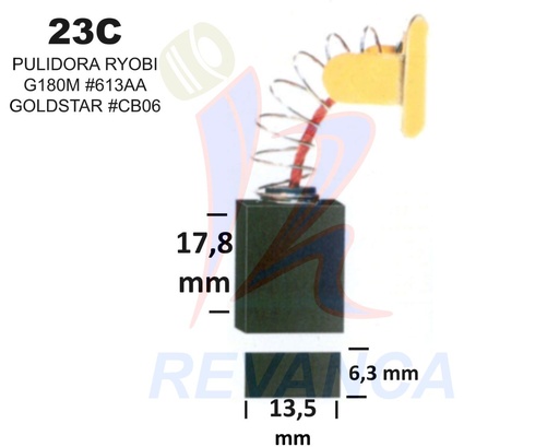 [25020028] ESCOBILLA PULIDORA MAKITA / ROUTER RYOBI