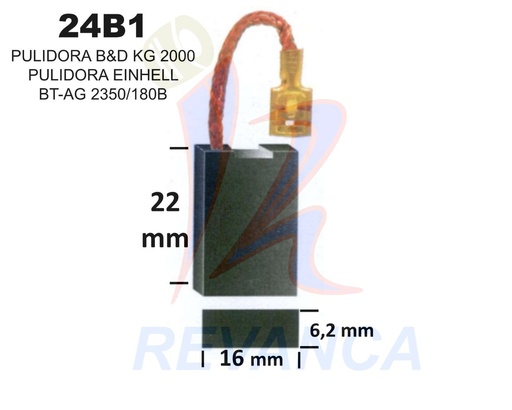 [12000011] ESCOBILLA ECON. PULIDORA B&D KG2000