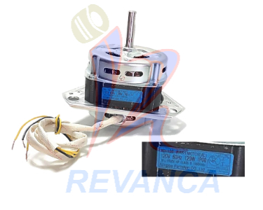 [02050530] MOTOR LAVADO EJE 12MM 120 WTS ALTA CALIDAD HACEB