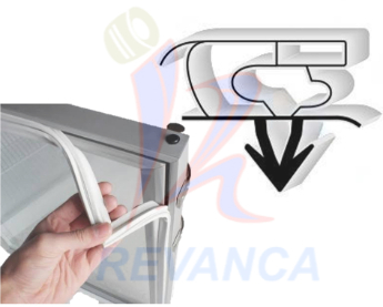 [04080004] EMPACADURA DE NEVERA SRSE-B01 METRO