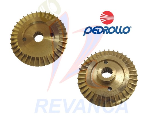 [15000033] IMPELE DE BOMBA DE AGUA PEDROLLO 90GR (ESTRIADO)