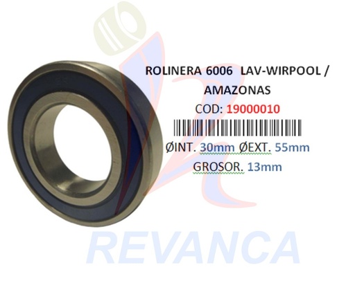 [19000010] BALINERA 6006 2RS ISYN