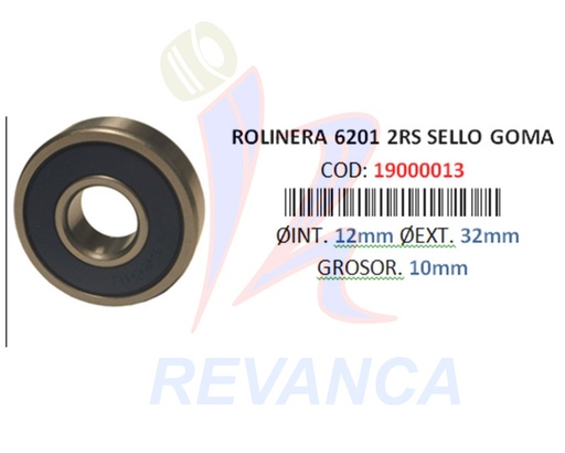 [19000013] BALINERA 6201 2RS ISYN