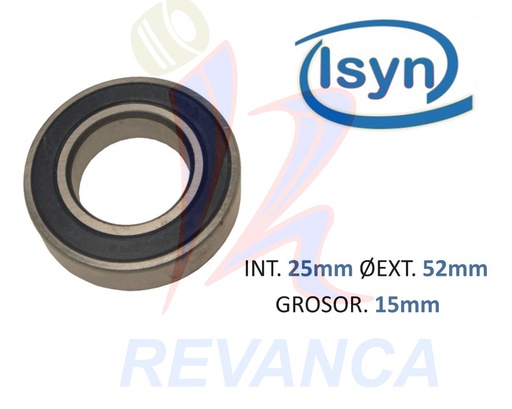 [19000022] BALINERA 6205 NORMAL (25MM) 2RS ISYN