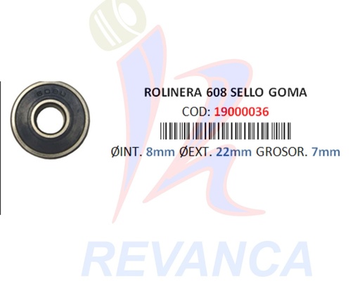 [19000036] BALINERA 608 2RS ISYN