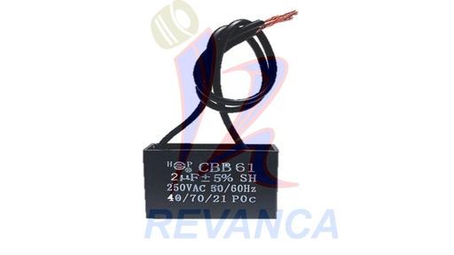 [23010090] CAPACITOR P/VENTILADOR - 2MF/250V