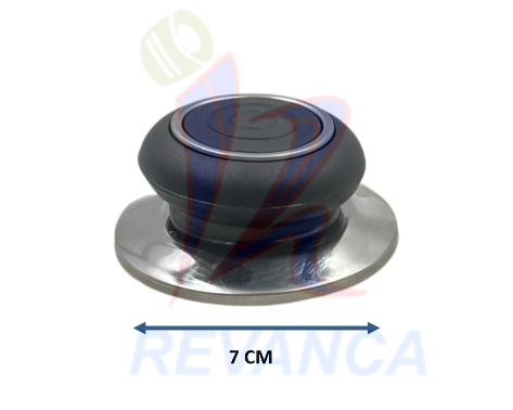 [14000090] POMO DE OLLA C/ADORNO CROMADO