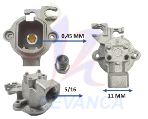 [09000402] BASE QUEMADOR PEQUEÑO DE TOPE C/ESPREA (0.45)