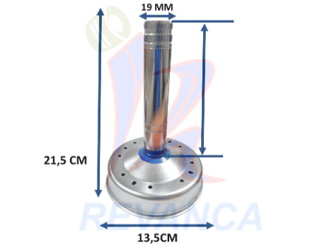 [02020008] CAMISA CON BASE LAVADORA HACEB/WHIRLPOOL TIPO ARAÑA