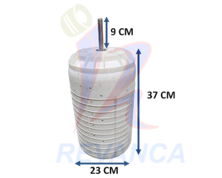 [01020090] TINA ASIATICA ALTO 37CM - ANCHO 23CM