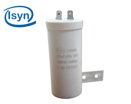 [02030450] CAPACITOR MABE C/BASE 55UF/250V