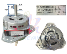 [02050699] MOTOR SECADO LAVADORA HYUNDAI EJE 12MM 70 WATT