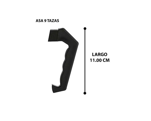 [24000035] ASA CAFETERA 9 Y 12 TAZAS (11 CM)
