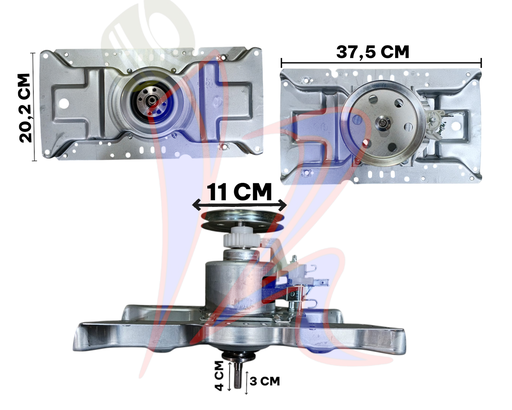 [02050900] TRANSMISION METALICA ELECTROLUX/MIDEA 12938000000399