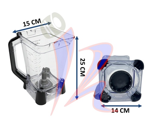 [03050047] VASO LICUADORA NINJA M/NUEVO